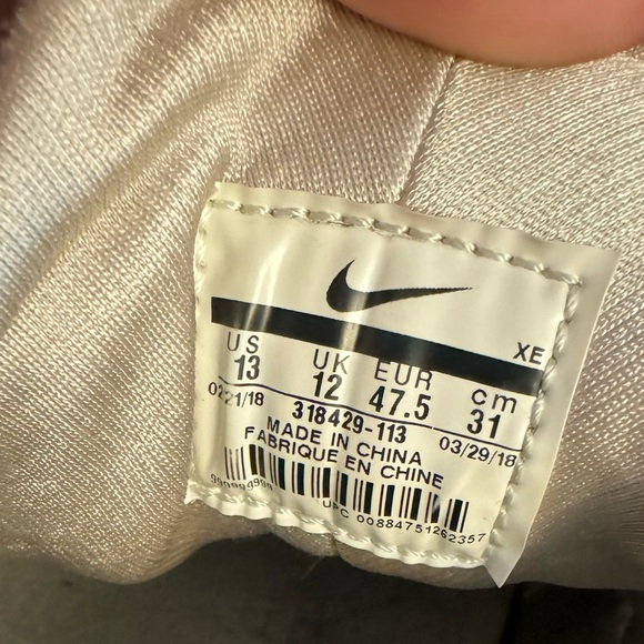 Nike Hurrache Men’s Size 13 White - Picture 3 of 3